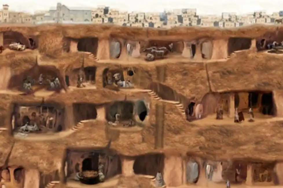 Derinkuyu,Kota Kuno Bawah Tanah di Turki - Keajaiban Arkeologi Dunia