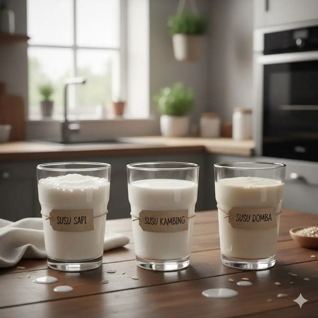 Susu Kambing, Sapi, atau Domba: Mana yang Lebih Sehat?
