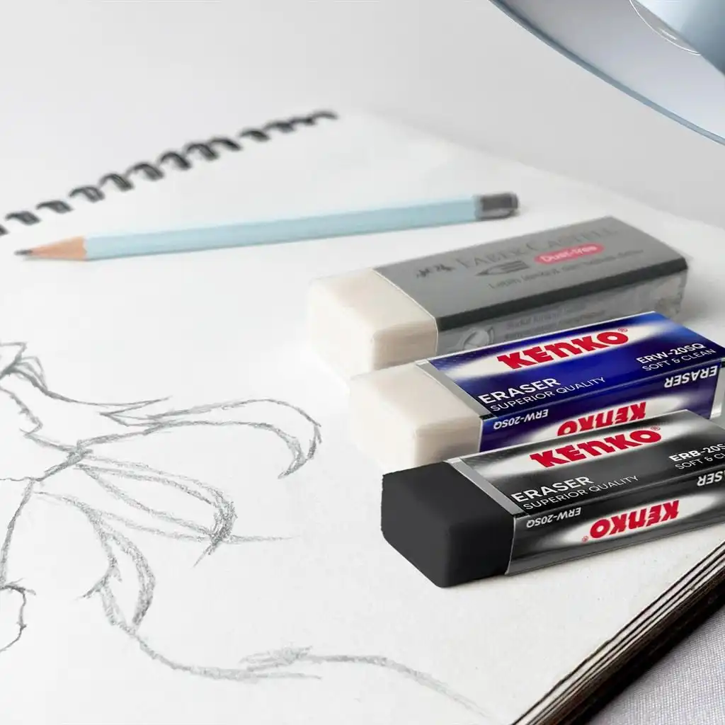 Kenapa Penghapus Pensil Bisa Mengangkat Grafit dari Kertas?