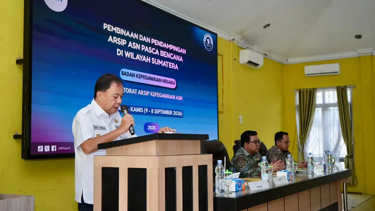 Pemkab Tapsel Dukung Pemulihan Arsip ASN Pascabencana, Dorong Digitalisasi Dokumen Kepegawaian