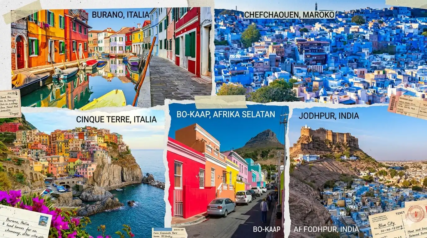 Kota-kota di Dunia yang Unik dan Berwarna-warni