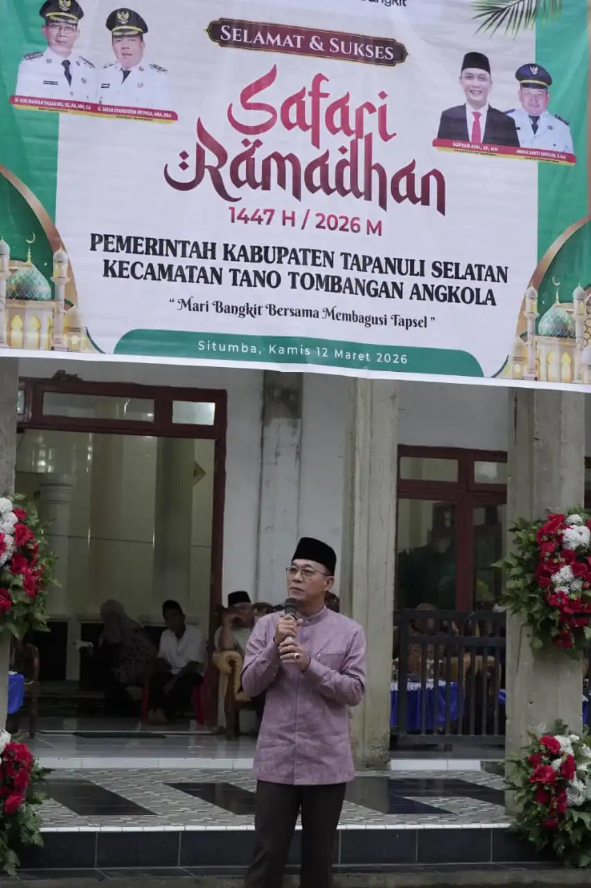 Safari Ramadhan di Tantom, Bupati Gus Irawan Ajak Masyarakat Bangkit Bersama Membagusi Tapsel