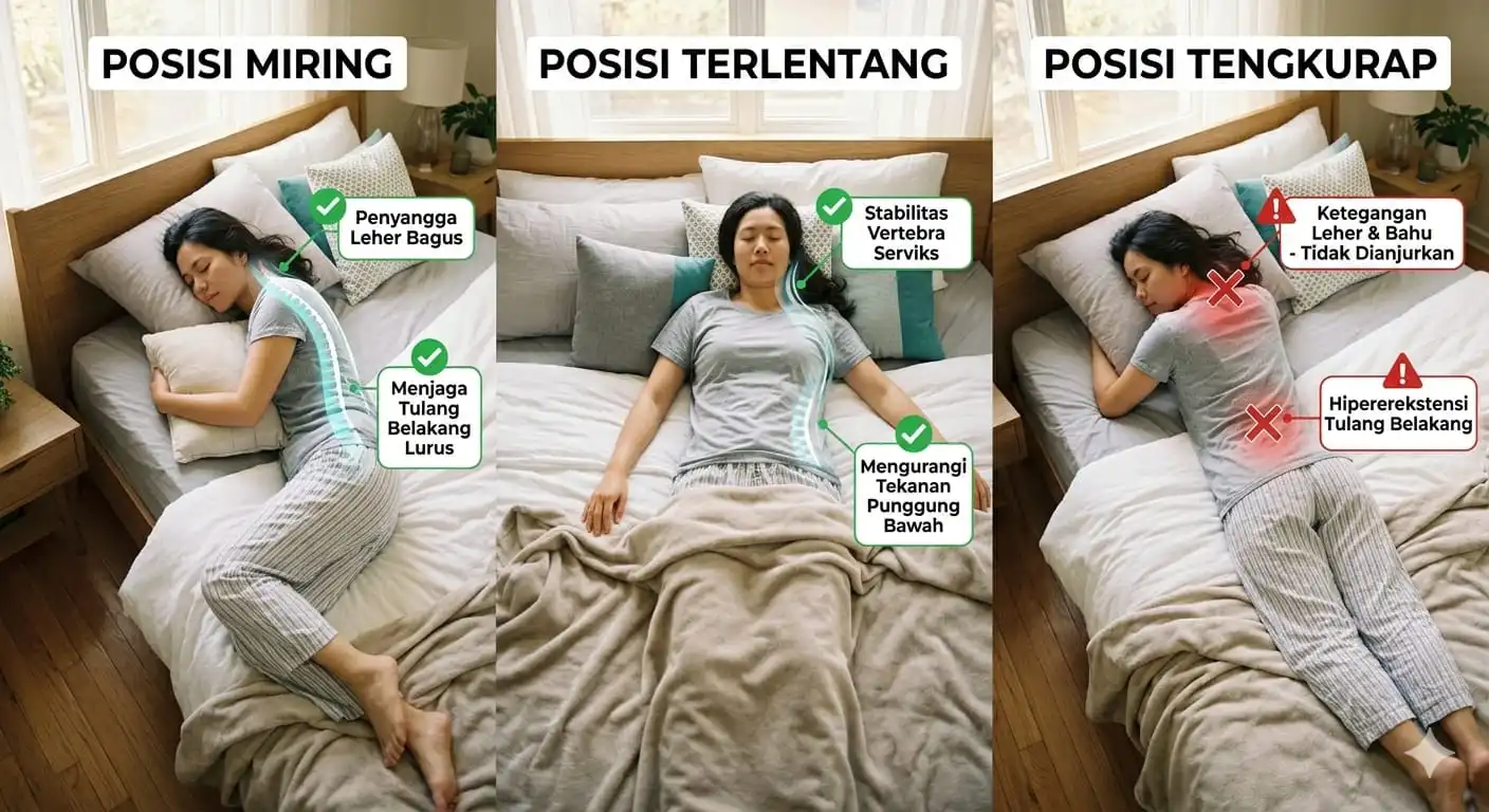 Posisi Tidur dan Dampaknya pada Kesehatan Tubuh