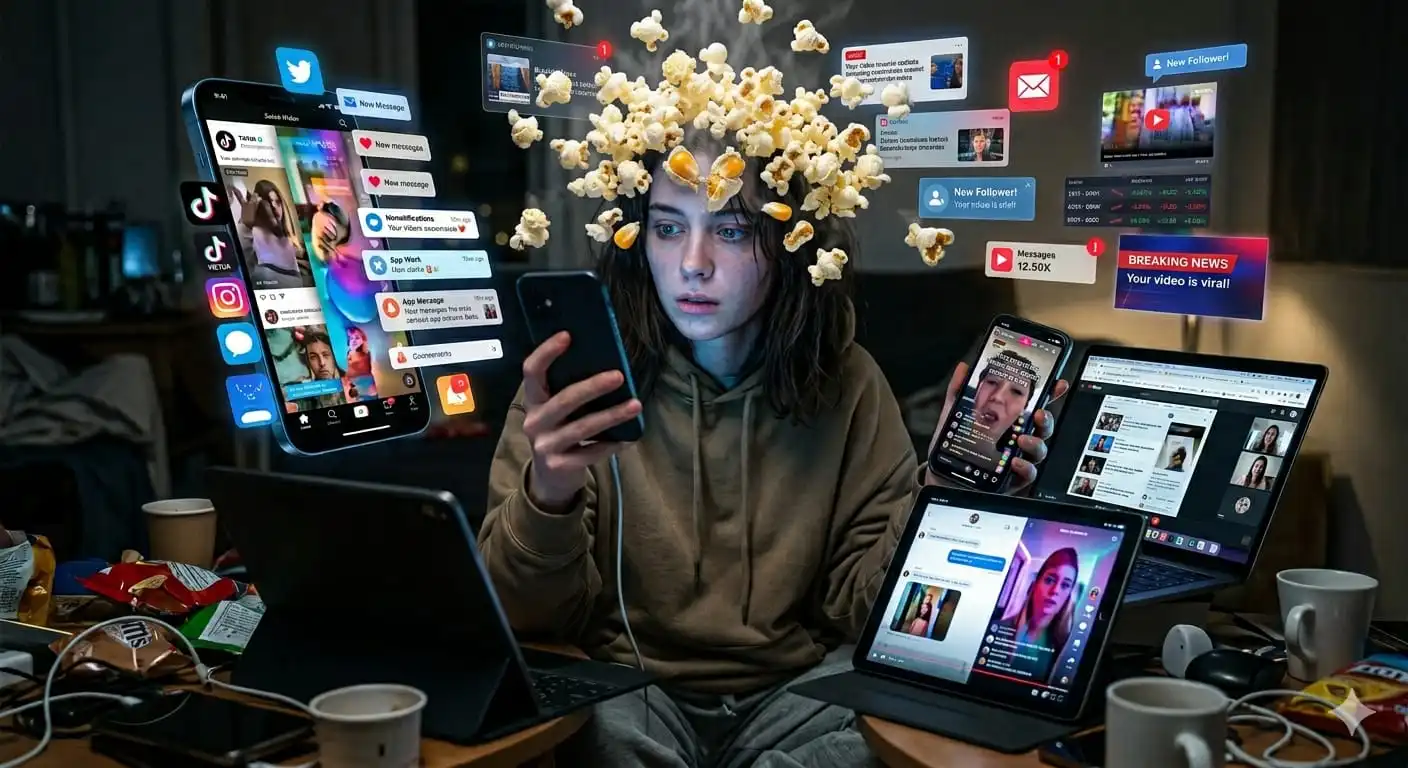 Apa Itu Fenomena Popcorn Brain pada Otak Kita?