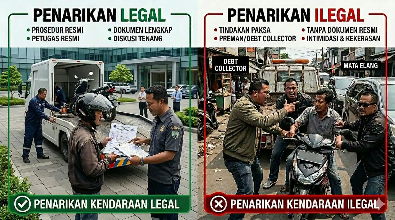 Kendaraan Ditarik di Jalan, Legal atau Ilegal? Ini Tanda-Tanda yang Wajib Diketahui