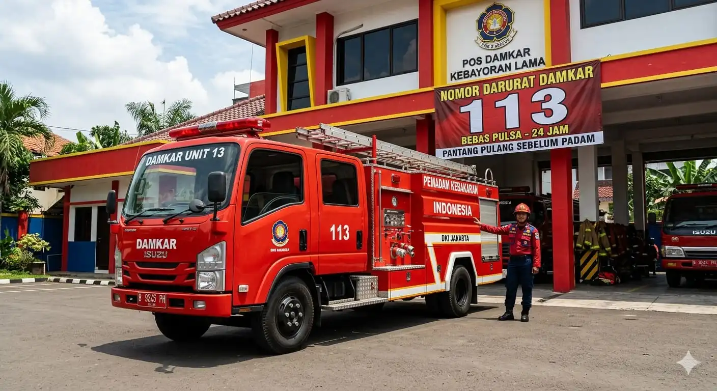 Kenapa waktu kita telepon damkar di kota a itu tuh tidak nyambung di kota b padahal kan nomornya sama?