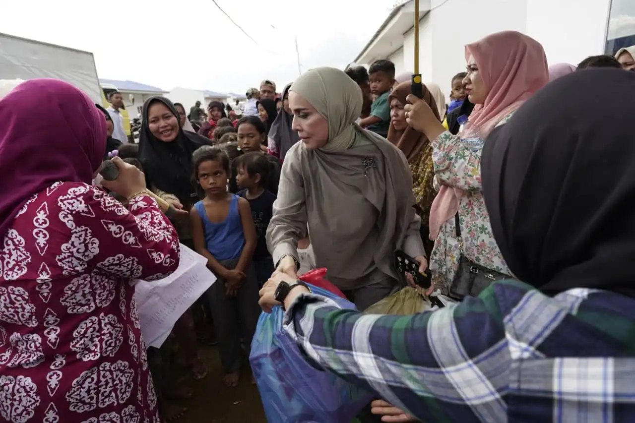 TP PKK Tapanuli Selatan Salurkan Ratusan Paket Bantuan untuk Calon Penghuni Huntap di Batangtoru