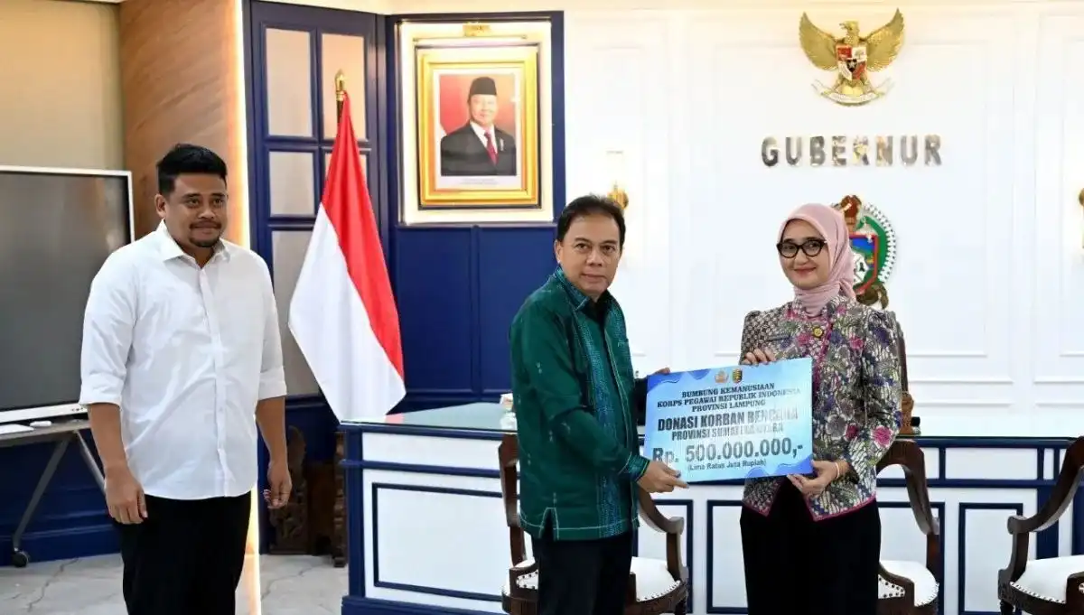 Sumut terima bantuan Lampung untuk korban bencana di Tapanuli Selatan