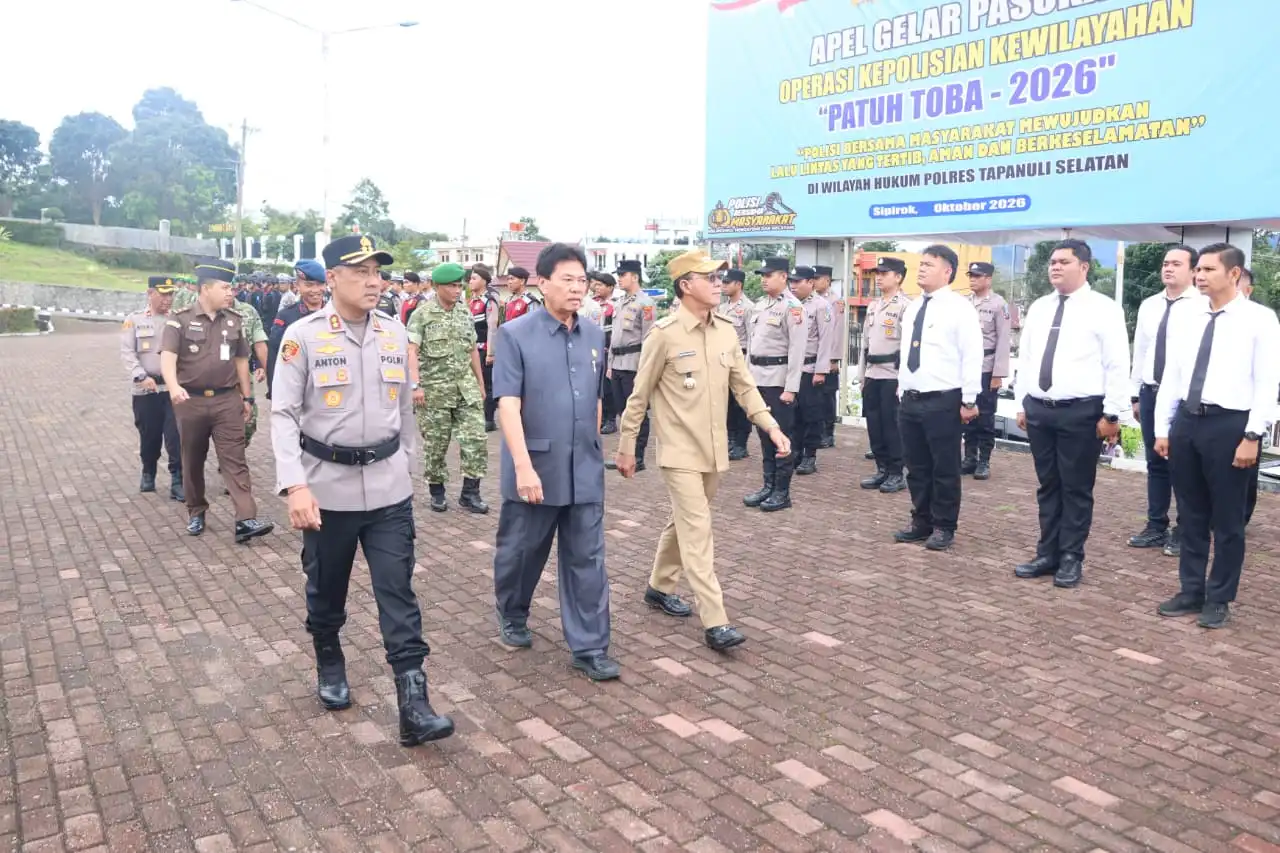 Hadiri Apel Operasi Patuh Toba 2026, Bupati Gus Irawan Ajak Masyarakat Wujudkan Lalu Lintas yang Tertib dan Berkeselamatan