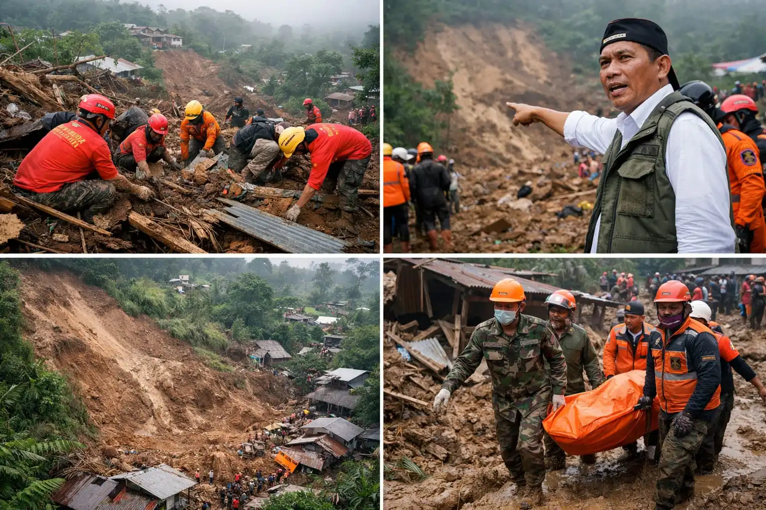 Evakuasi Korban Longsor Cisarua Masih Berlanjut, Dedi Mulyadi Soroti Kondisi Medan dan Alih Fungsi Lahan