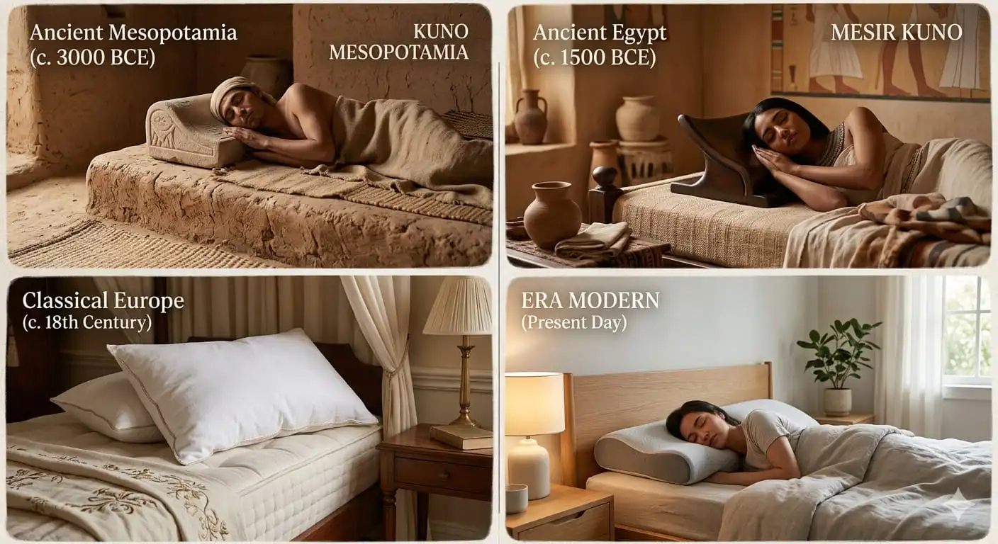 Dulu dari Batu, Kini Super Empuk: Sejarah Bantal yang Jarang Diketahui