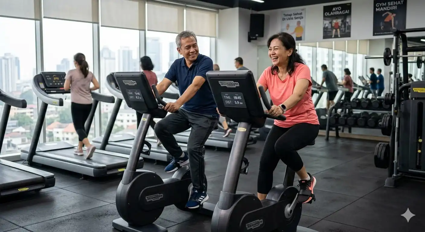 Kardio yang Aman untuk Usia 50 an