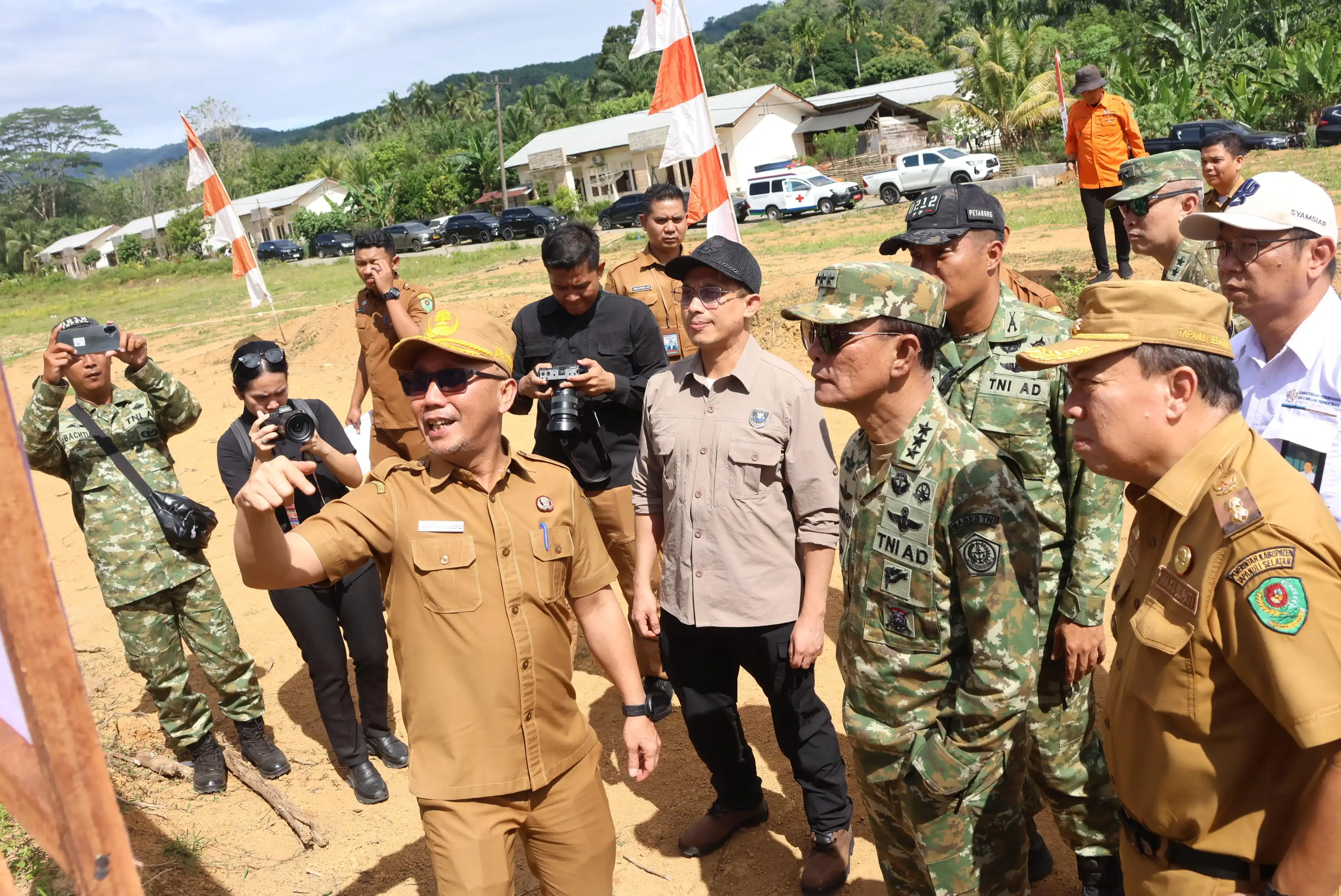 Satgas PRR Tinjau Pembangunan Huntap Tapsel, 214 KK Ditargetkan Segera Pindah dari Huntara