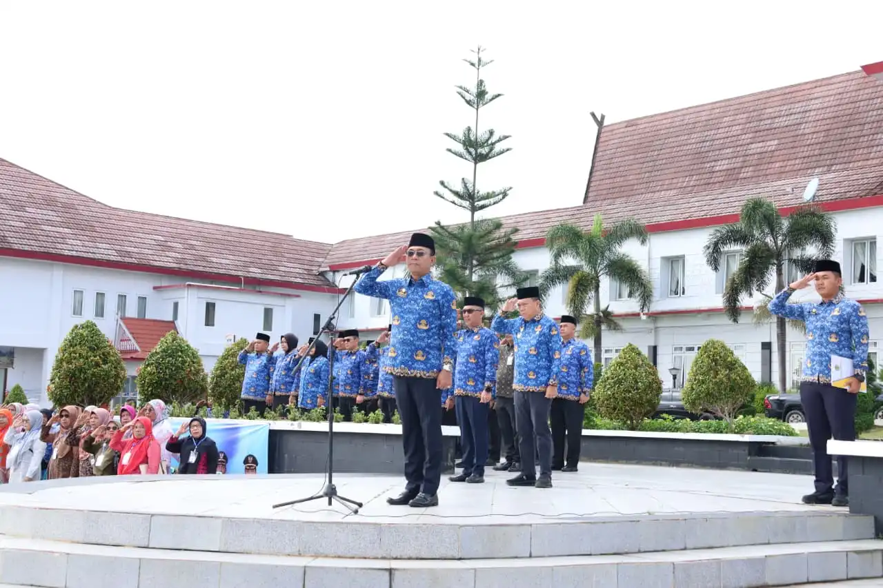 HUT Korpri ke-54 di Tapsel, Bupati Gus Irawan Ajak ASN Solid, Profesional dan Siaga Hadapi Tantangan Zaman