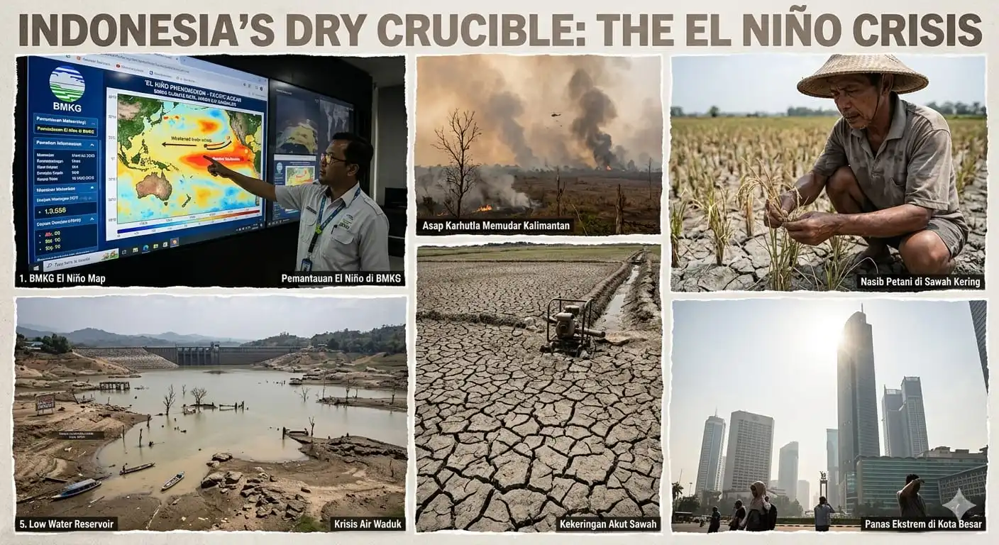 El Niño Mengintai Indonesia: BMKG Prediksi Kemarau Lebih Panjang, Suhu Makin Panas