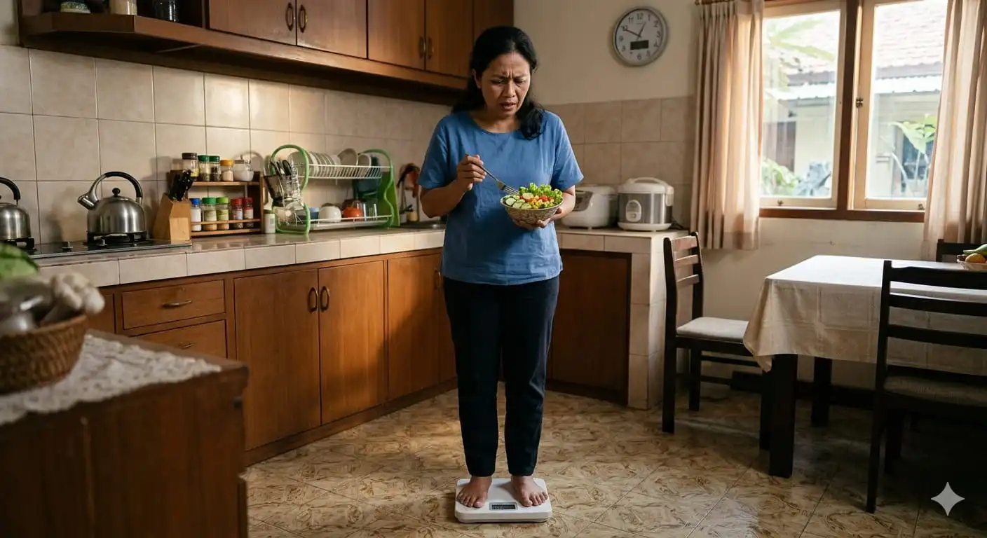 Kenapa Berat Badan Bisa Naik Meski Makan Terasa Sedikit? Ini yang Sering Tidak Disadari