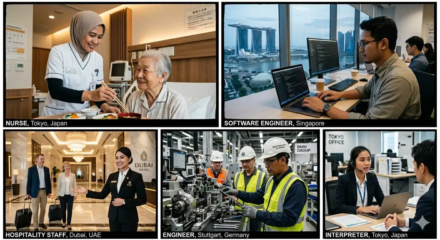 Ingin Kerja Ke Luar Negeri? Jurusan Ini Yang Besar Peluang Kerjanya