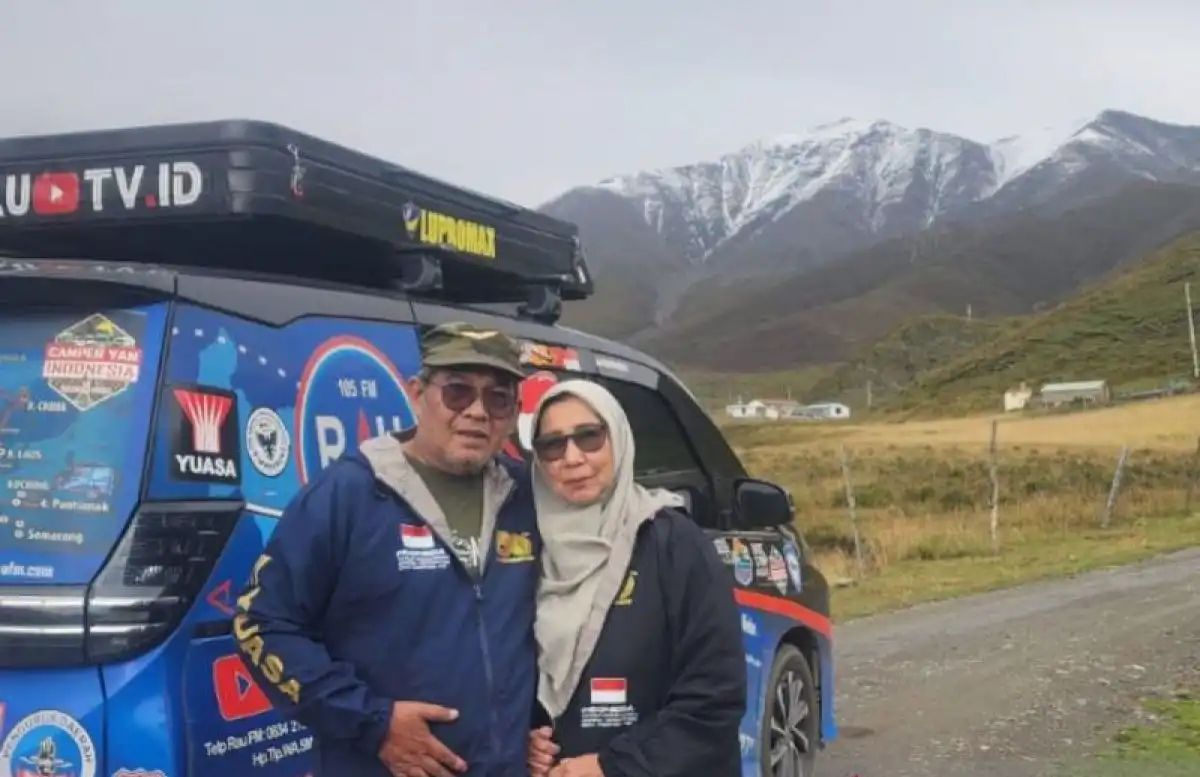 Dingin China menggigit, Kakek-Nenek Indonesia asal Aceh terus melaju menuju Zhangye