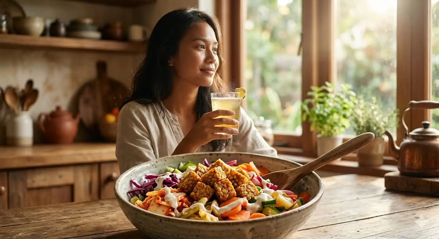 Rahasia 'Perut Happy', Kunci Pikiran Tenang & Fokus