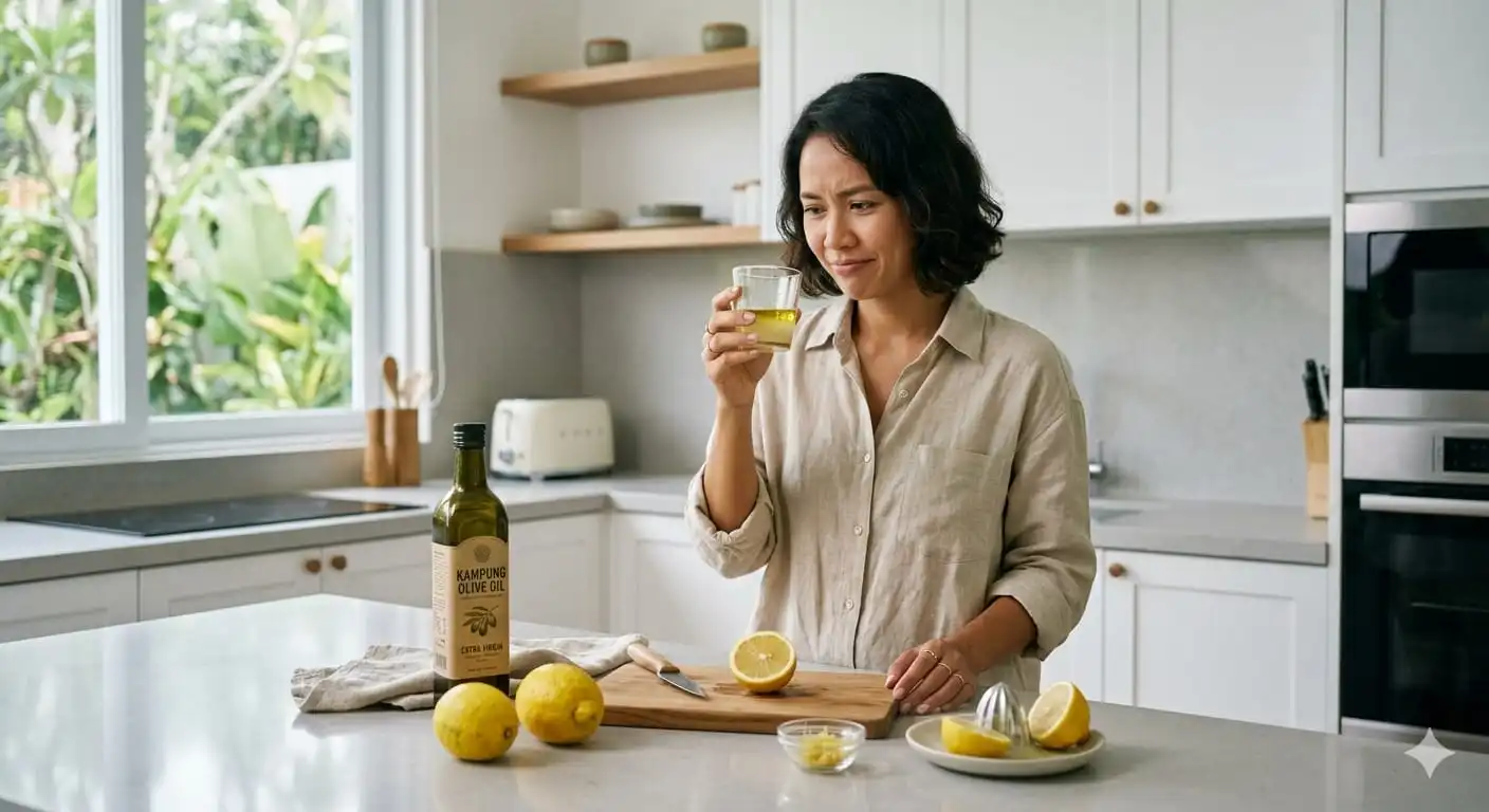 Yang Lagi Tren: Minum Minyak Zaitun dan Lemon untuk Kulit Glowing