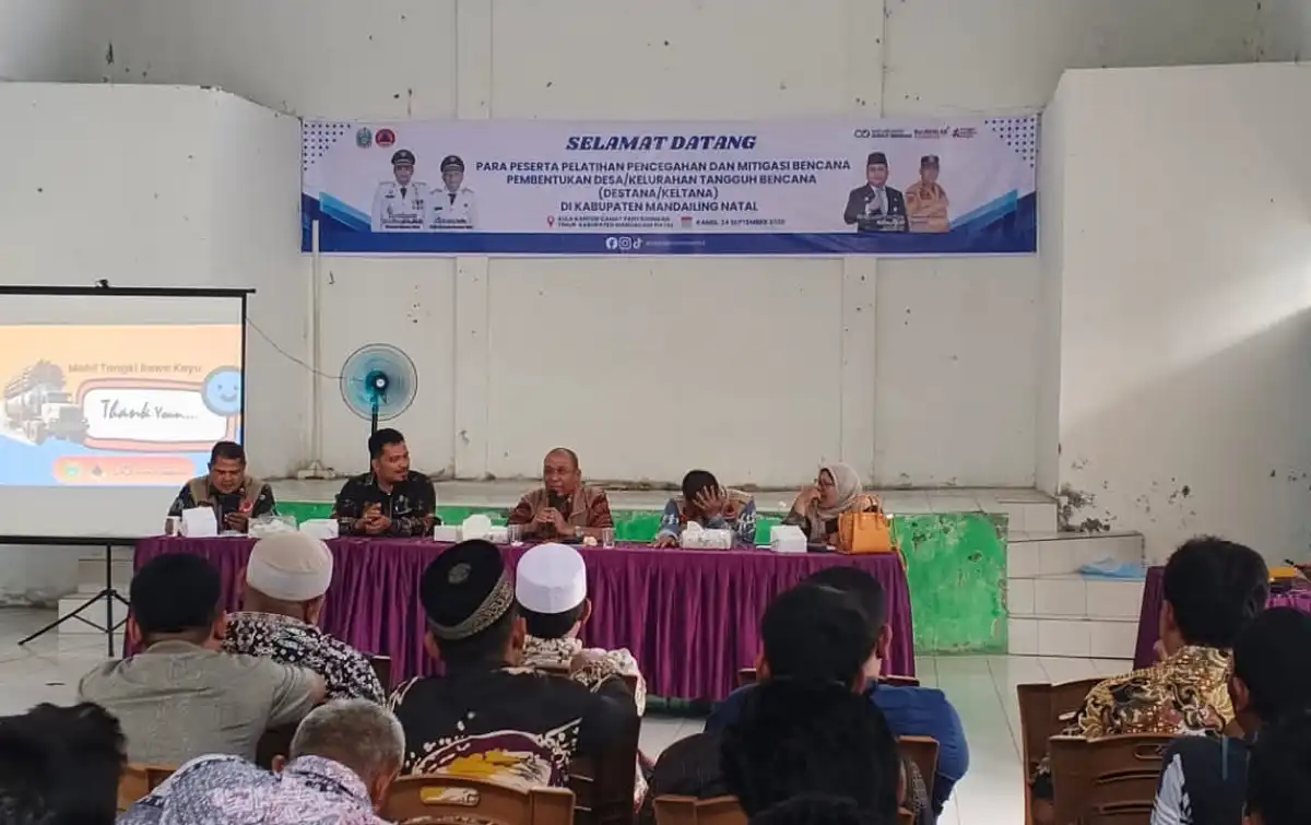 BPBD Sumut Gelar Pelatihan Mitigasi Bencana di Madina, Warga Didorong Lebih Siaga