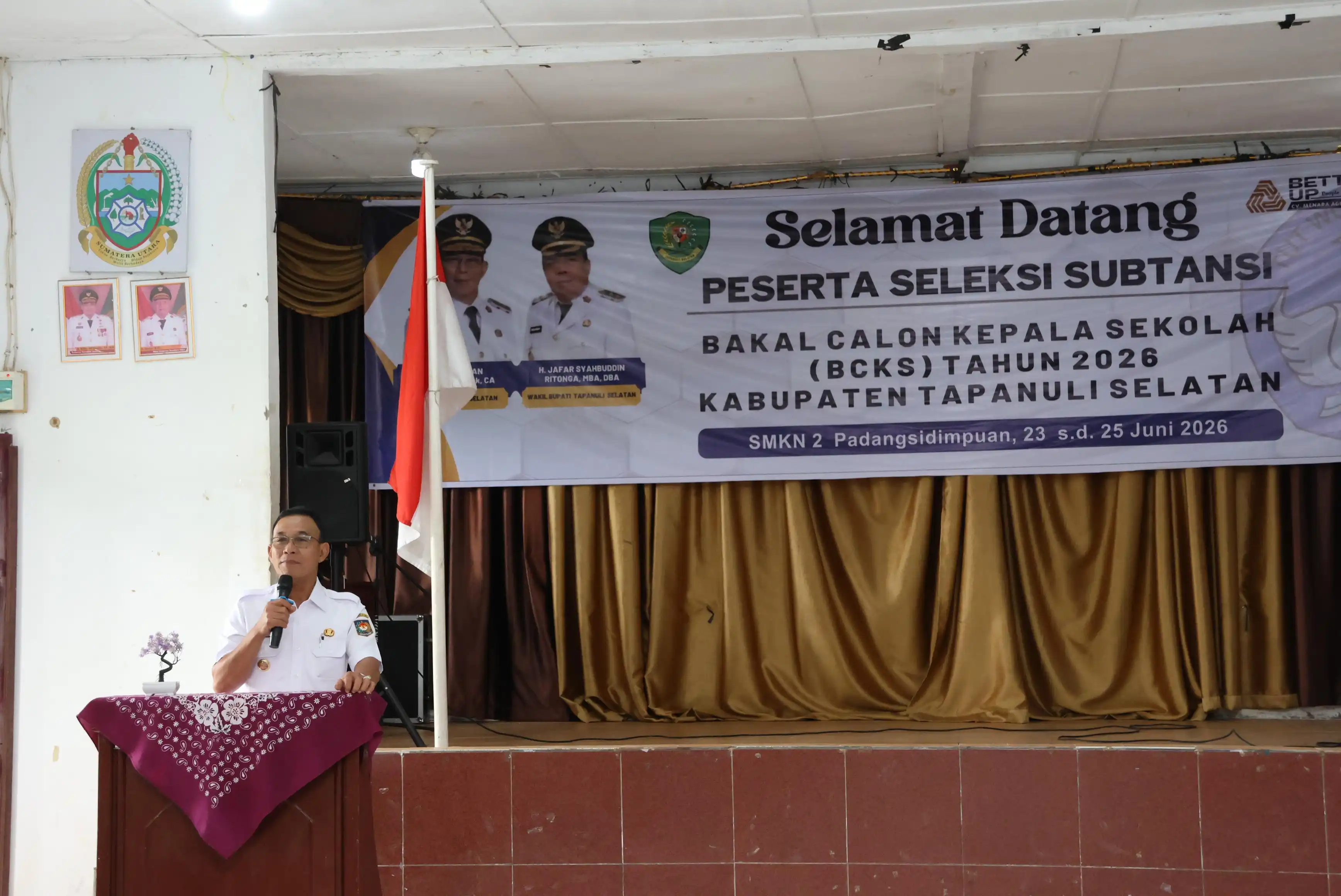 Bupati Gus Irawan Tekankan Seleksi BCKS Bukan Formalitas, 250 Guru Ikuti Seleksi Substansi Calon Kepala Sekolah di Tapsel