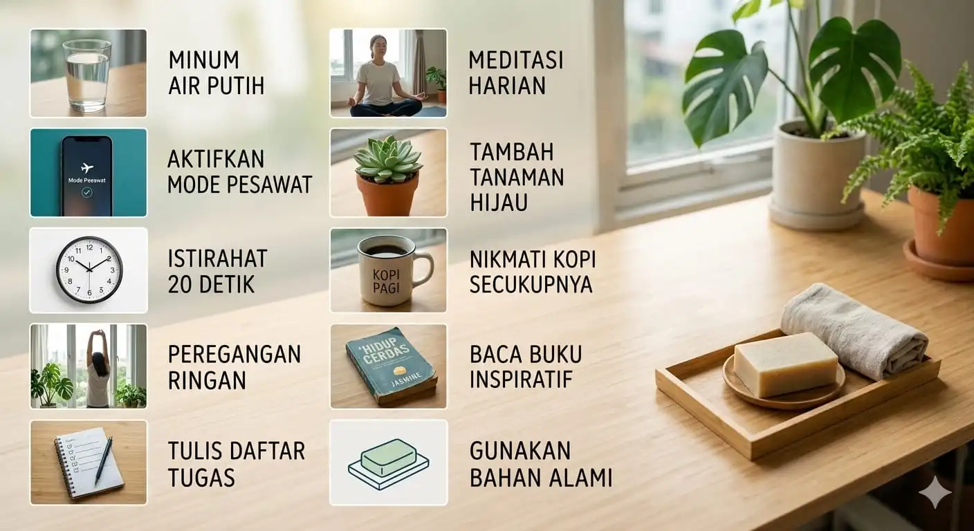 10 Trik Kecil yang Berdampak Besar Bagi Produktivitas dan Ketenangan Mental