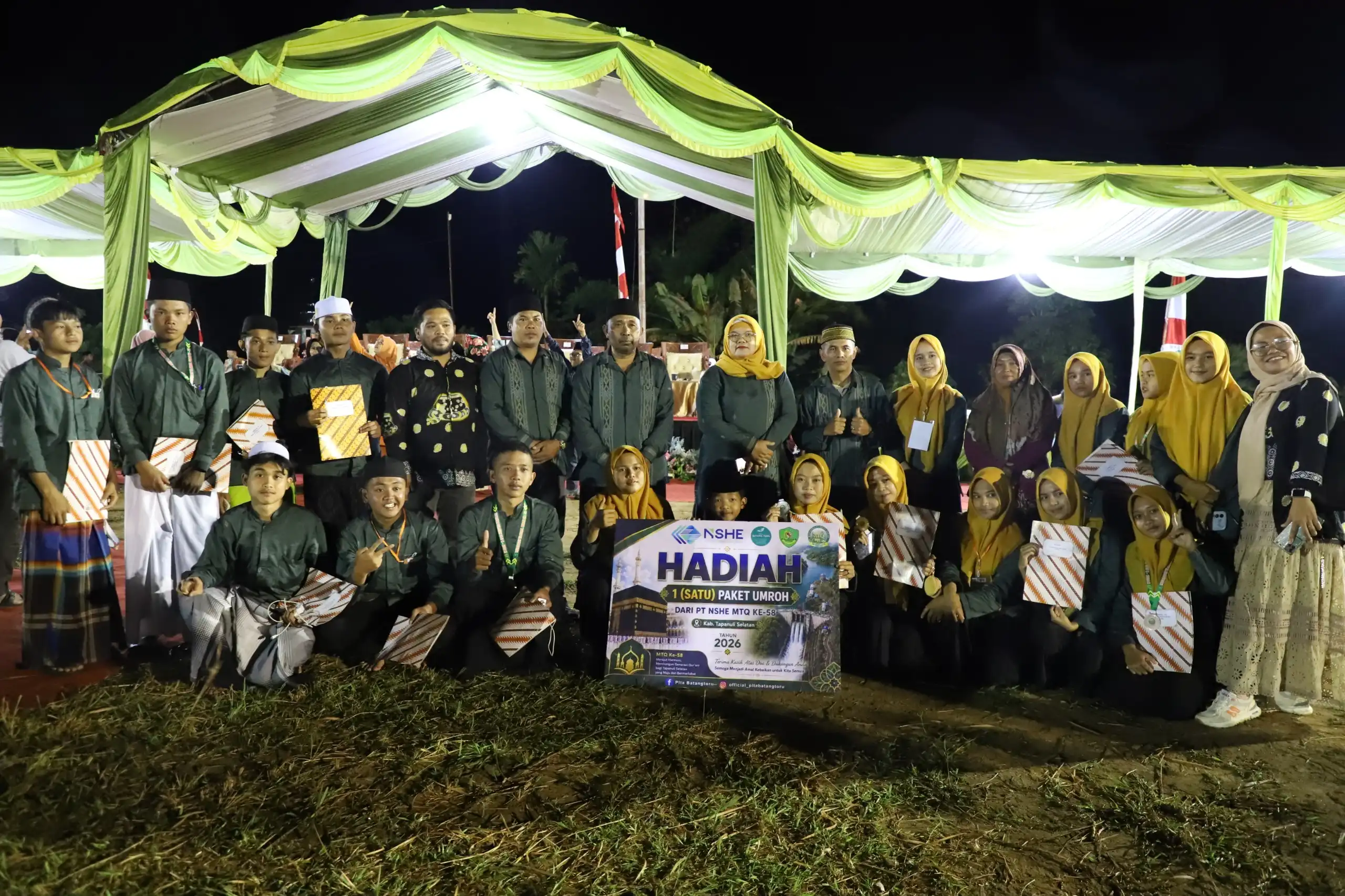MTQ ke-58 Tapsel Resmi Ditutup, Sayur Matinggi Juara Umum dan 5 Peserta Raih Hadiah Umrah