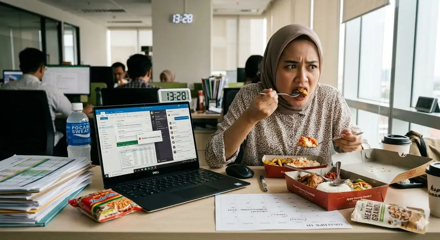 Jangan Terburu-buru, Kebiasaan Makan Terlalu Cepat Bisa Ganggu Lambung