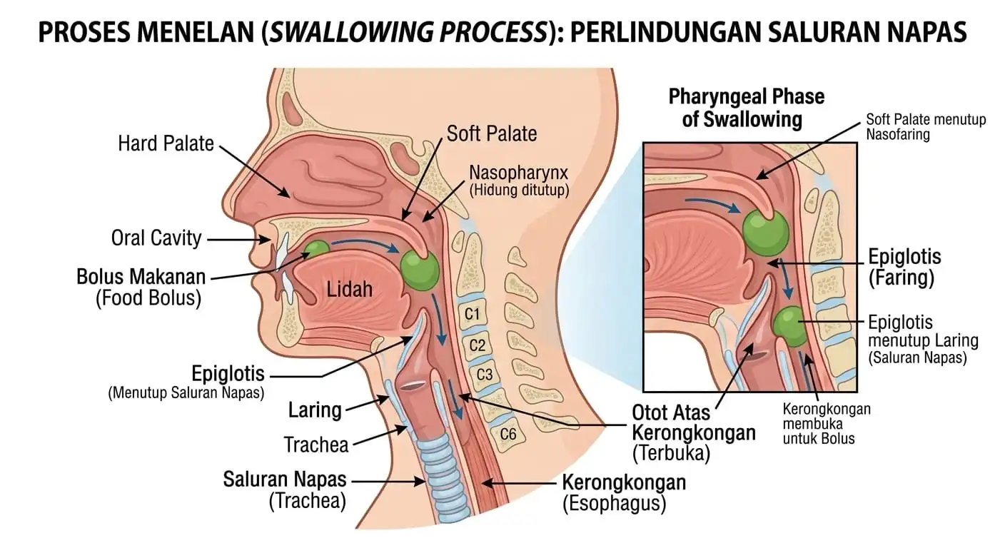 Kenapa Kita Tiba-tiba Tersedak Saat Minum Air? 