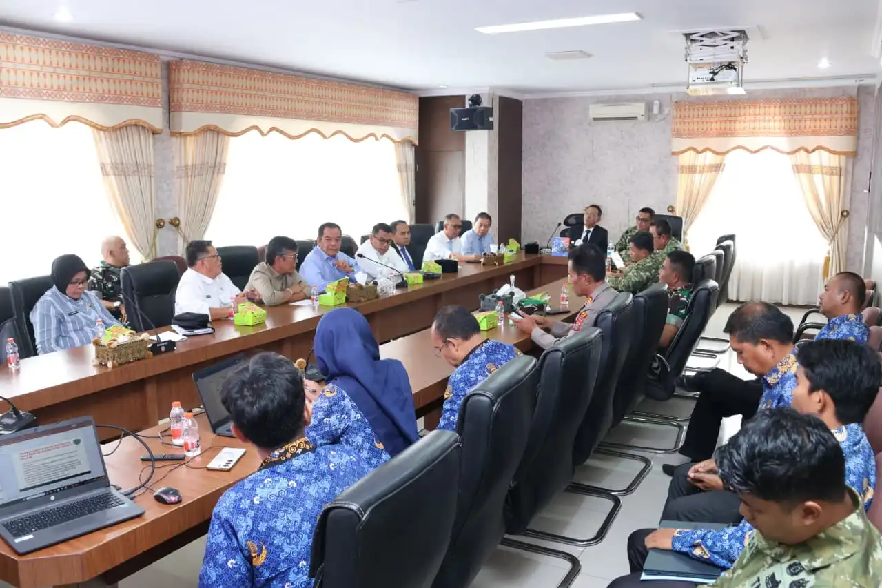 Bupati Tapsel Terima Satgas PRR, Perkuat Percepatan Pemulihan Pascabencana