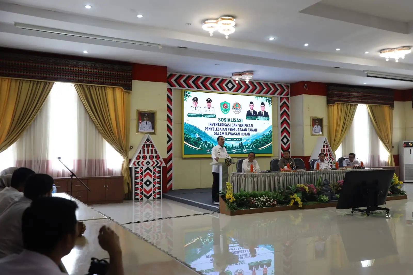 Bupati Gus Irawan Buka Sosialisasi Penyelesaian Penguasaan Tanah di Kawasan Hutan, Dorong Kepastian Hukum bagi Masyarakat Tapsel