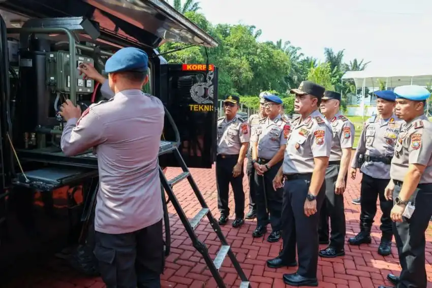 Polda Sumut Cek Kesiapan Personel dan Peralatan Hadapi Karhutla