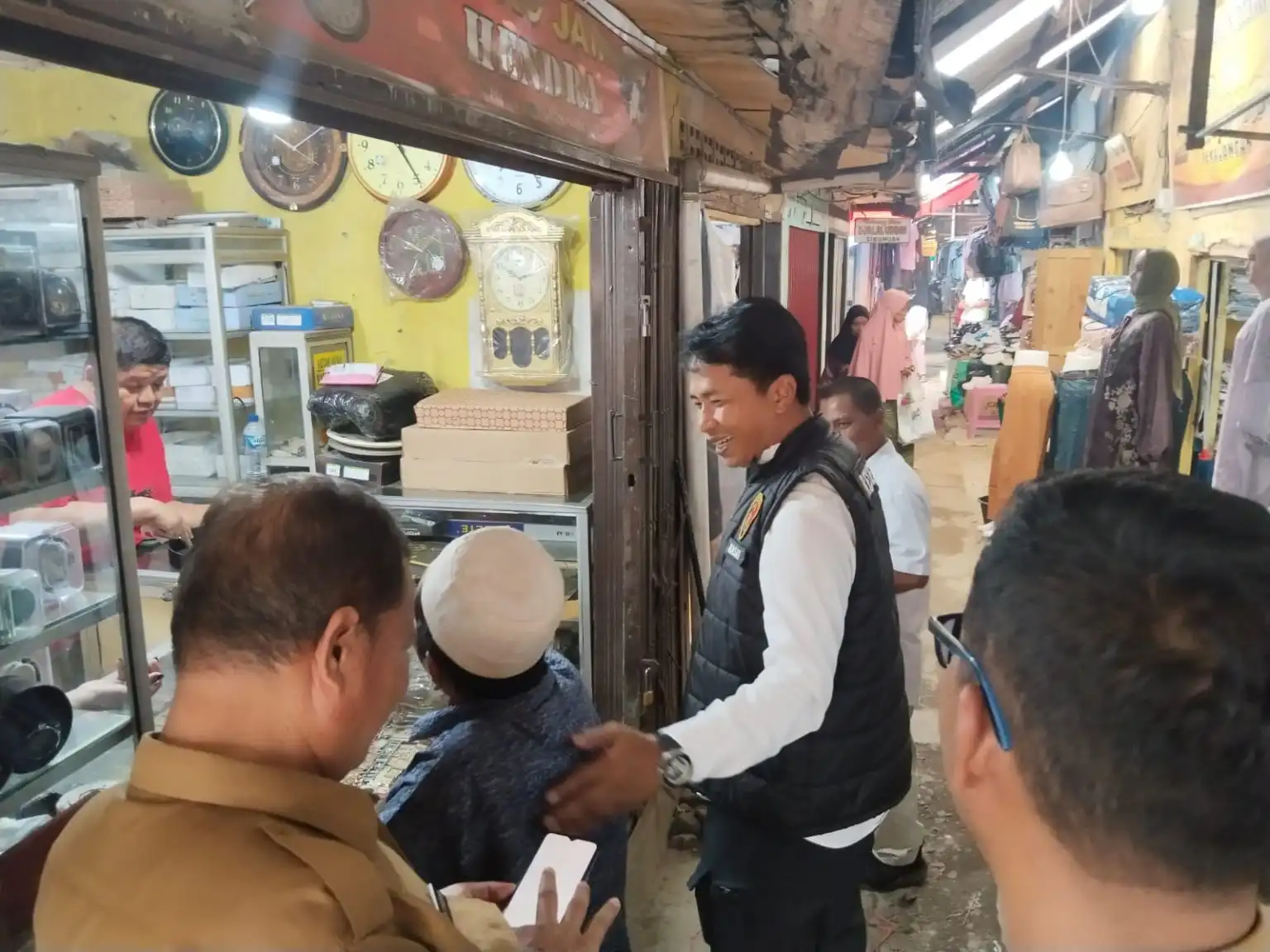 Polres dan Pemkab Padang Lawas Pantau Harga Sembako di Pasar Sibuhuan