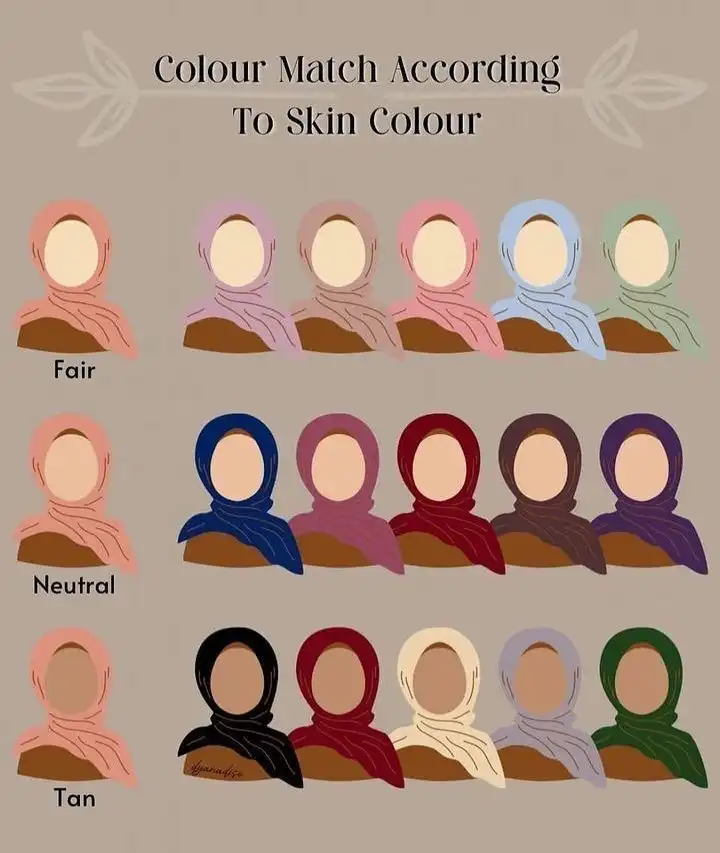 Panduan Memilih Warna Hijab Sesuai Undertone Kulit agar Wajah Terlihat Lebih Cerah