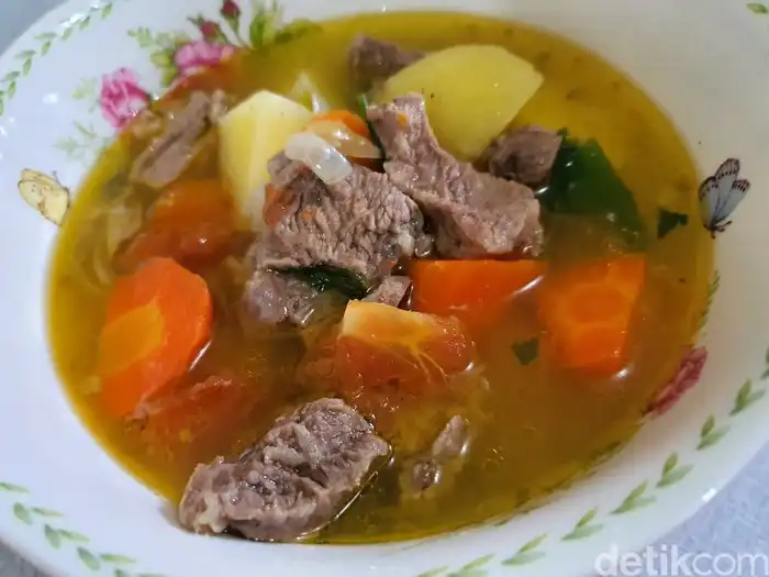 Resep Sop Daging Ala Jawa, Kuah Gurihnya Bikin Nagih
