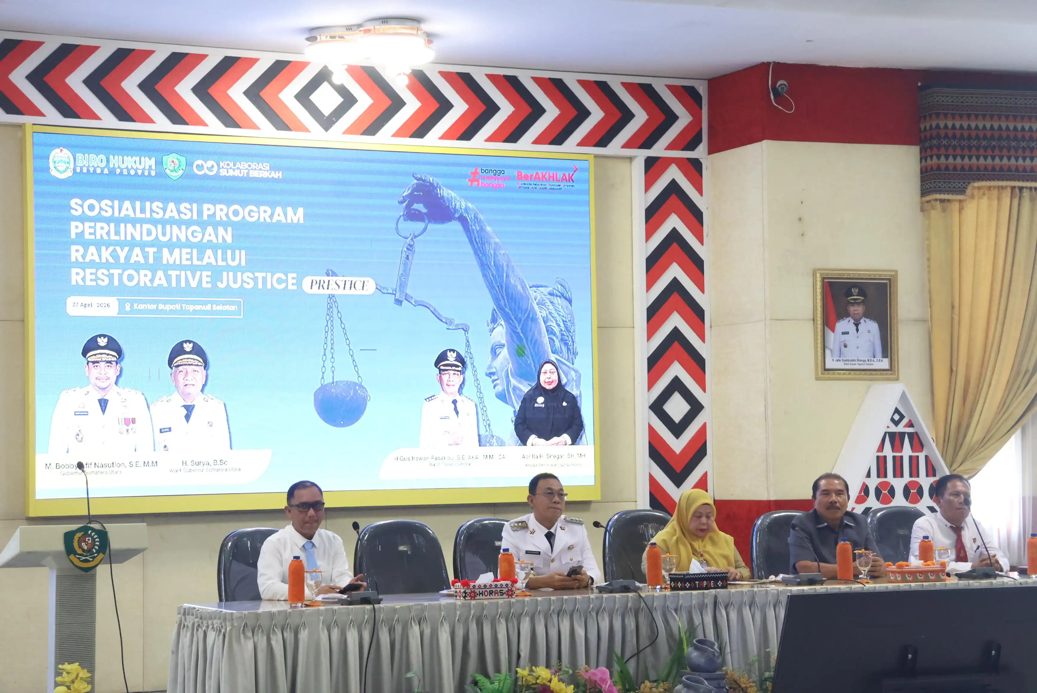 Pemkab Tapsel Sosialisasikan Program PRESTICE, Dorong Penyelesaian Hukum Berbasis Restorative Justice