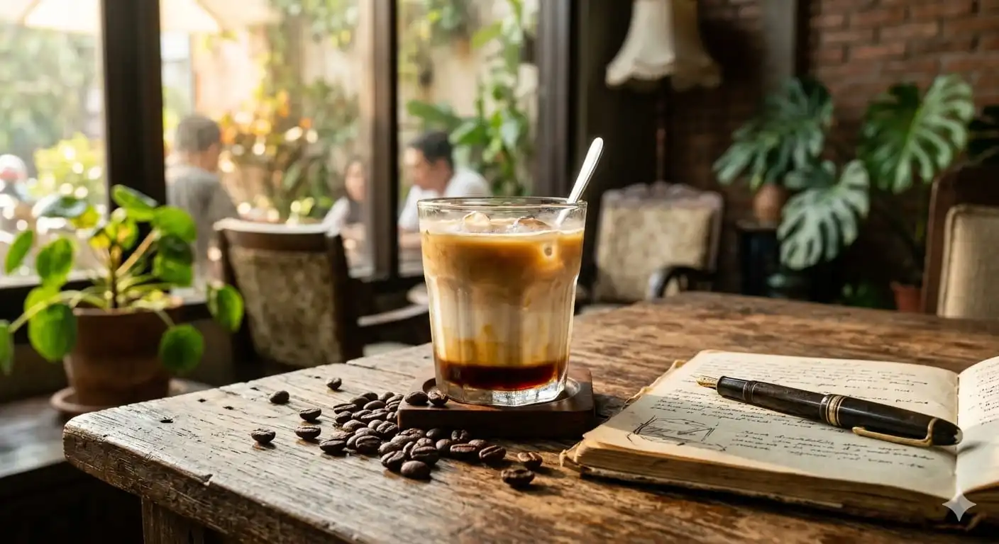 Kopi Susu,Dari Simbol Status Kolonial Menjadi Ikon Budaya Nongkrong Jaman Now