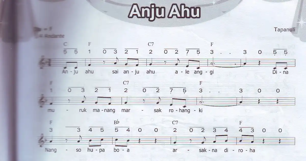 Sejarah Lagu "Anju Ahu" yang Masih Populer di Tanah Batak