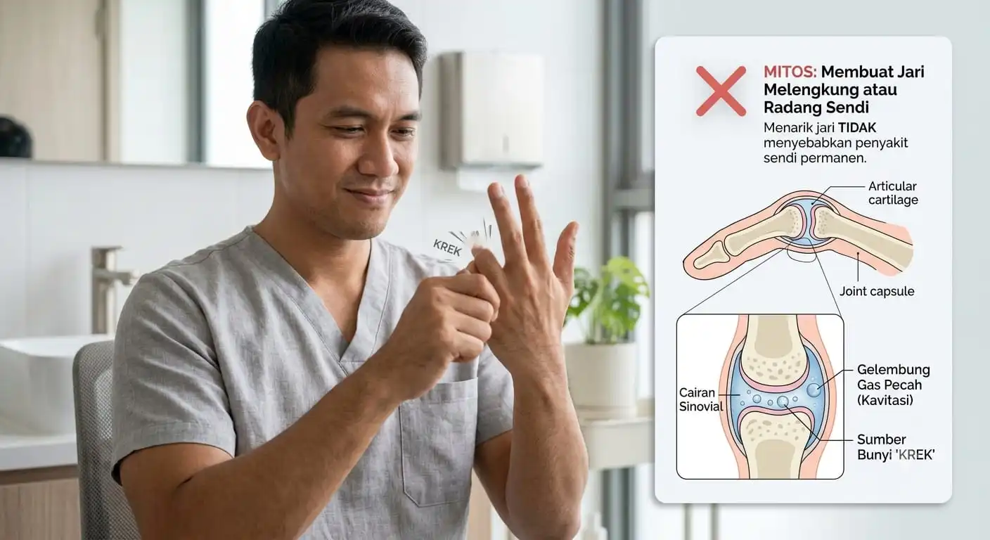Kenapa Jari Berbunyi 'Krek' Saat Ditekuk? Benarkah Bisa Menyebabkan Radang Sendi?