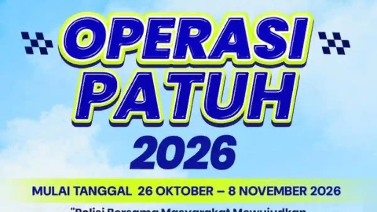 Operasi Patuh 2026 Digelar 26 Oktober–8 November, Ini 11 Sasaran Pelanggaran Lalu Lintas