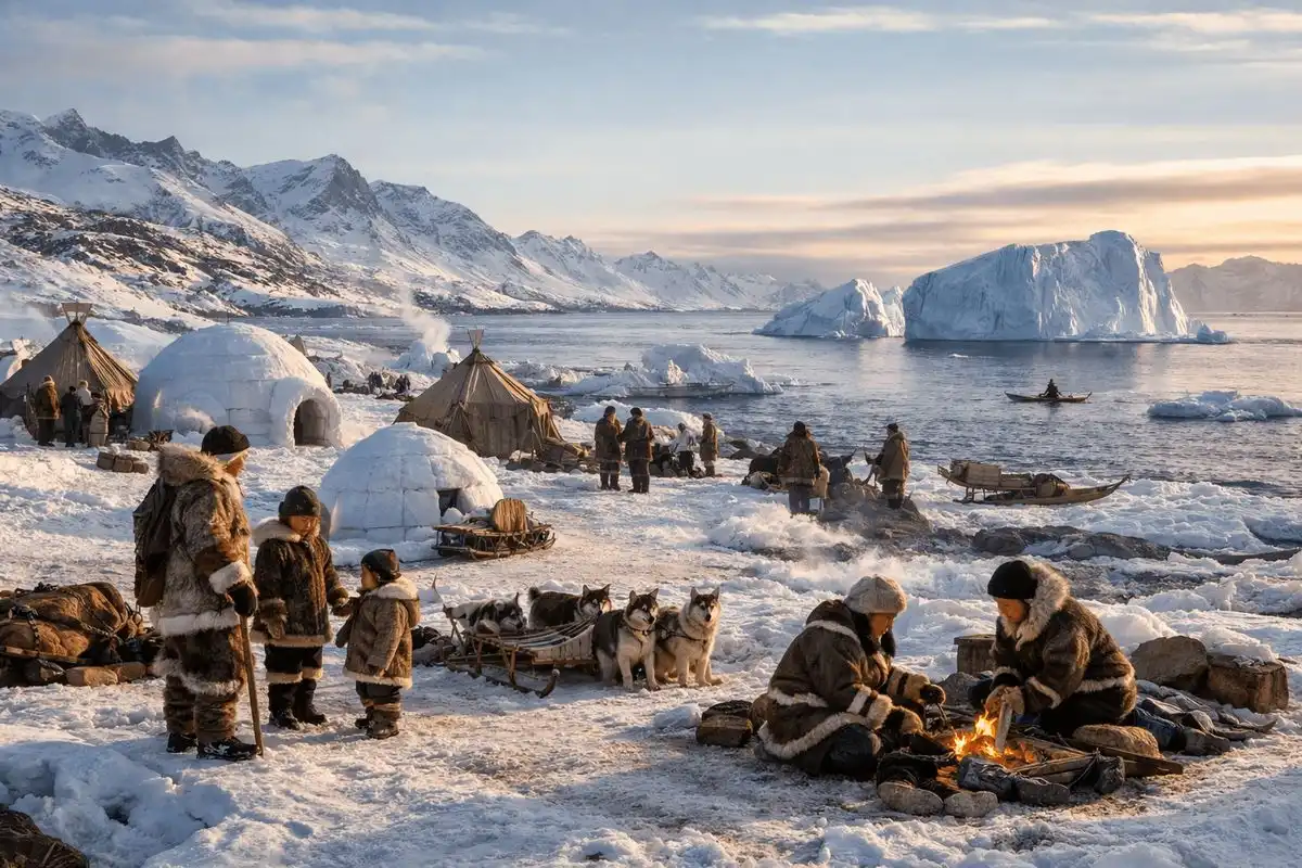 Kehidupan Suku Inuit di Kutub Utara, Bertahan di Tengah Es dan Suhu Ekstrem