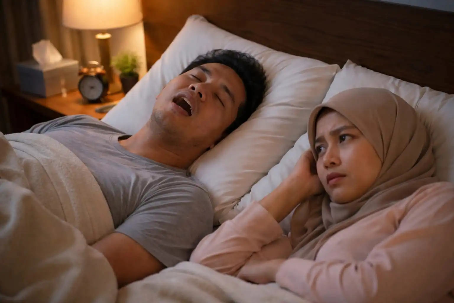 Kenapa Ada Orang Tidur Ngorok Padahal Tidak Gemuk?