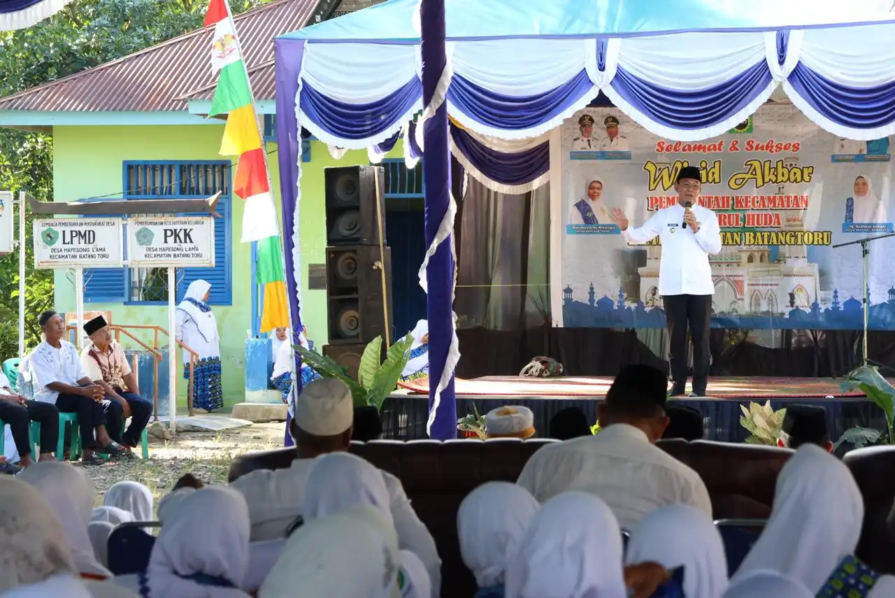 Bupati Gus Irawan Ajak Masyarakat Batang Toru Tinggalkan Pinjaman Berbunga Tinggi dan Produktifkan Lahan Kosong