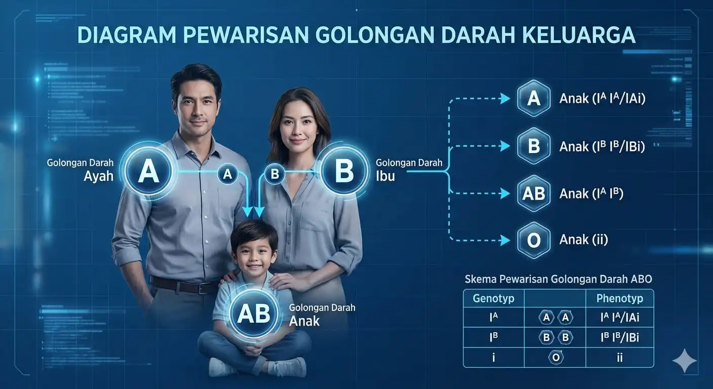 Golongan Darah Anak Mengikuti Ayah atau Ibu? Ini Fakta yang Sering Disalahpahami