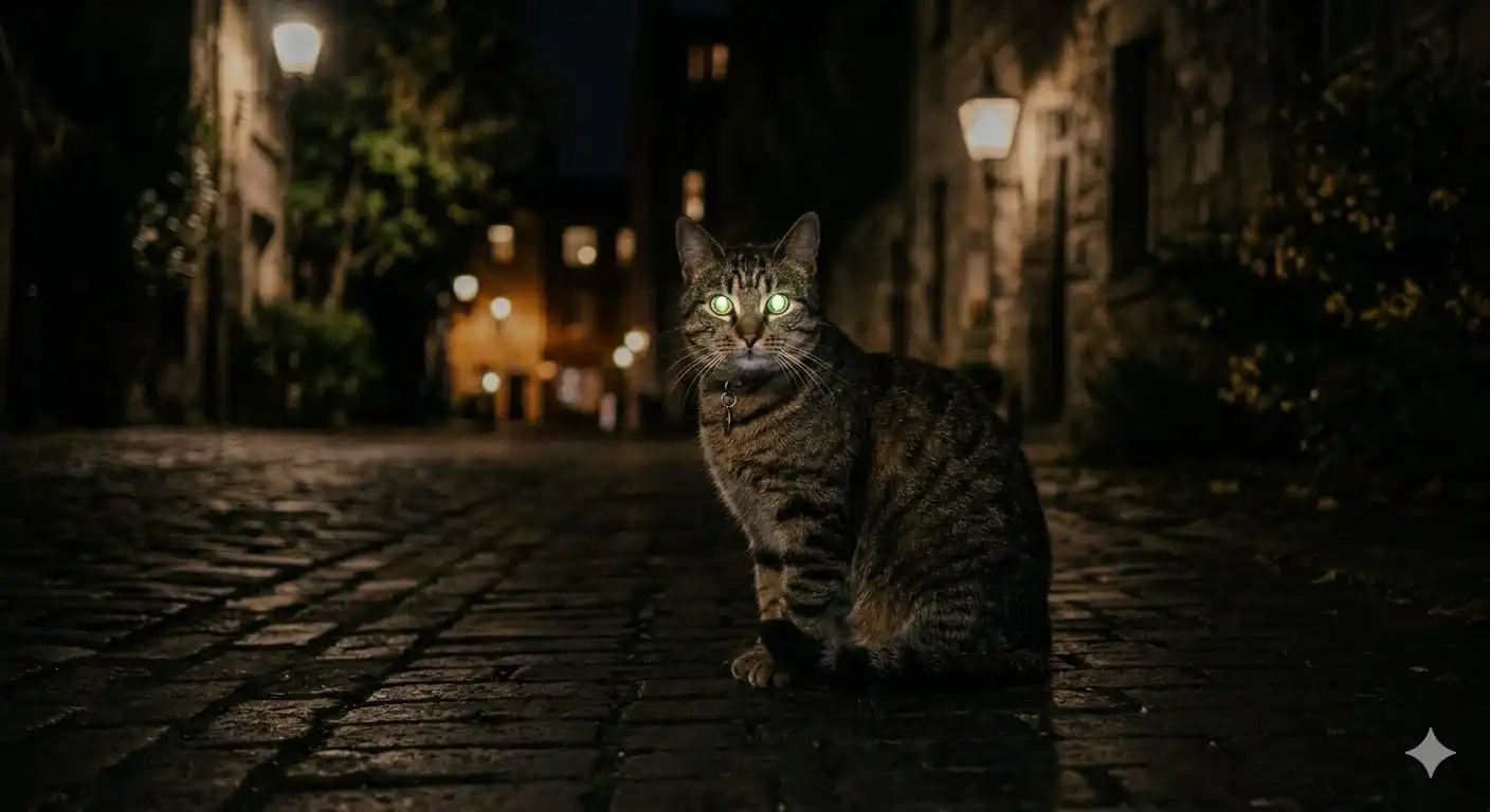 Mengapa Mata Kucing Bisa Bersinar di Malam Hari?
