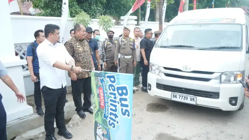 Asahan Terima Enam Bus Perintis untuk Tingkatkan Keselamatan Pelajar
