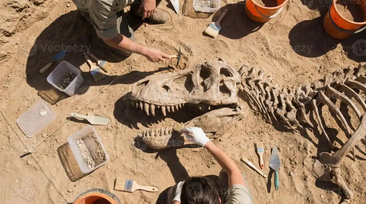 Dari Tulang Menjadi Batu: Begini Proses Panjang Fosil Dinosaurus Terbentuk