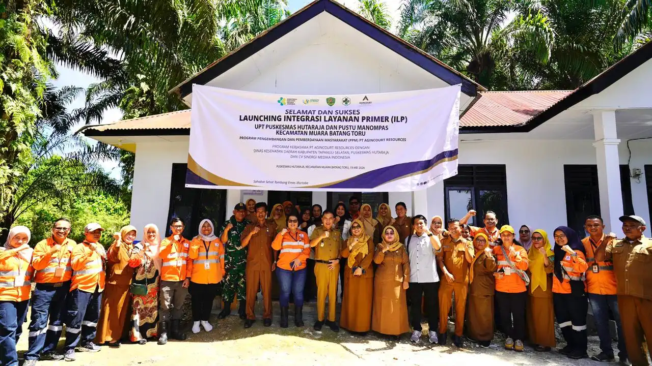 Wakil Bupati Tapanuli Selatan Launching Integrasi Layanan Primer UPT Puskesmas Hutaraja dan Pustu Manompas