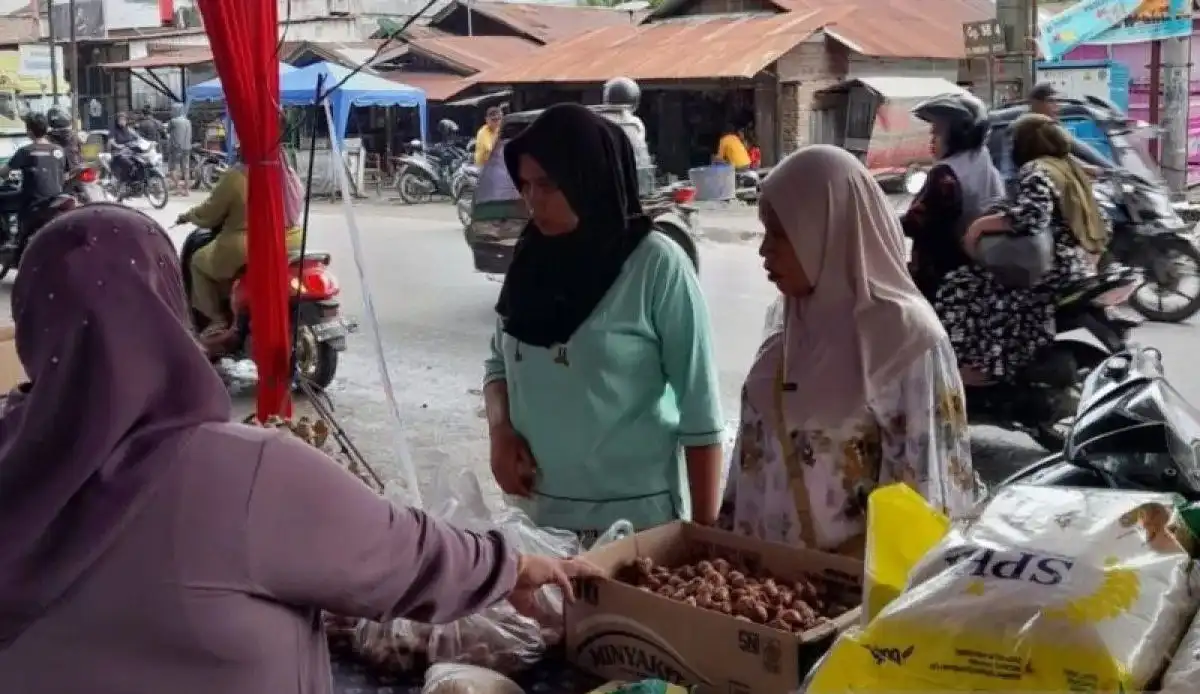 Jelang Ramadhan 1447 H, Dinas Ketapang Paluta Gelar Gerakan Pangan Murah di Gunungtua